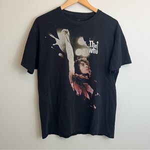 Vintage The Who Black Graphic T-Shirt